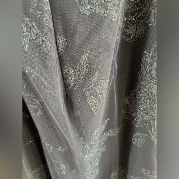 Hayley Paige Tulle Mauve Purple Strapless Bridesmaid Prom Dress NWT - Size 14 - Picture 6 of 9